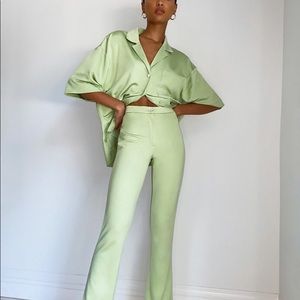 NWT Babaton bowling shirt